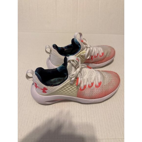 Under Armour HOVR Rise 3 Cross Trainer White Pink Women's Size 6.5 Men's 5.5 - Picture 4 of 9
